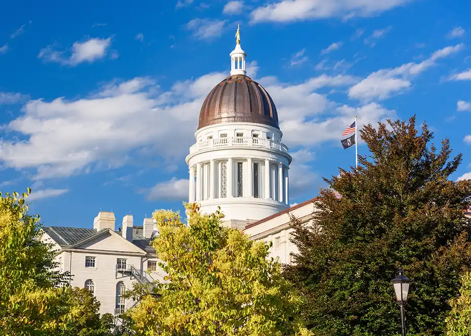 Maine State House in Augusta, Maine
